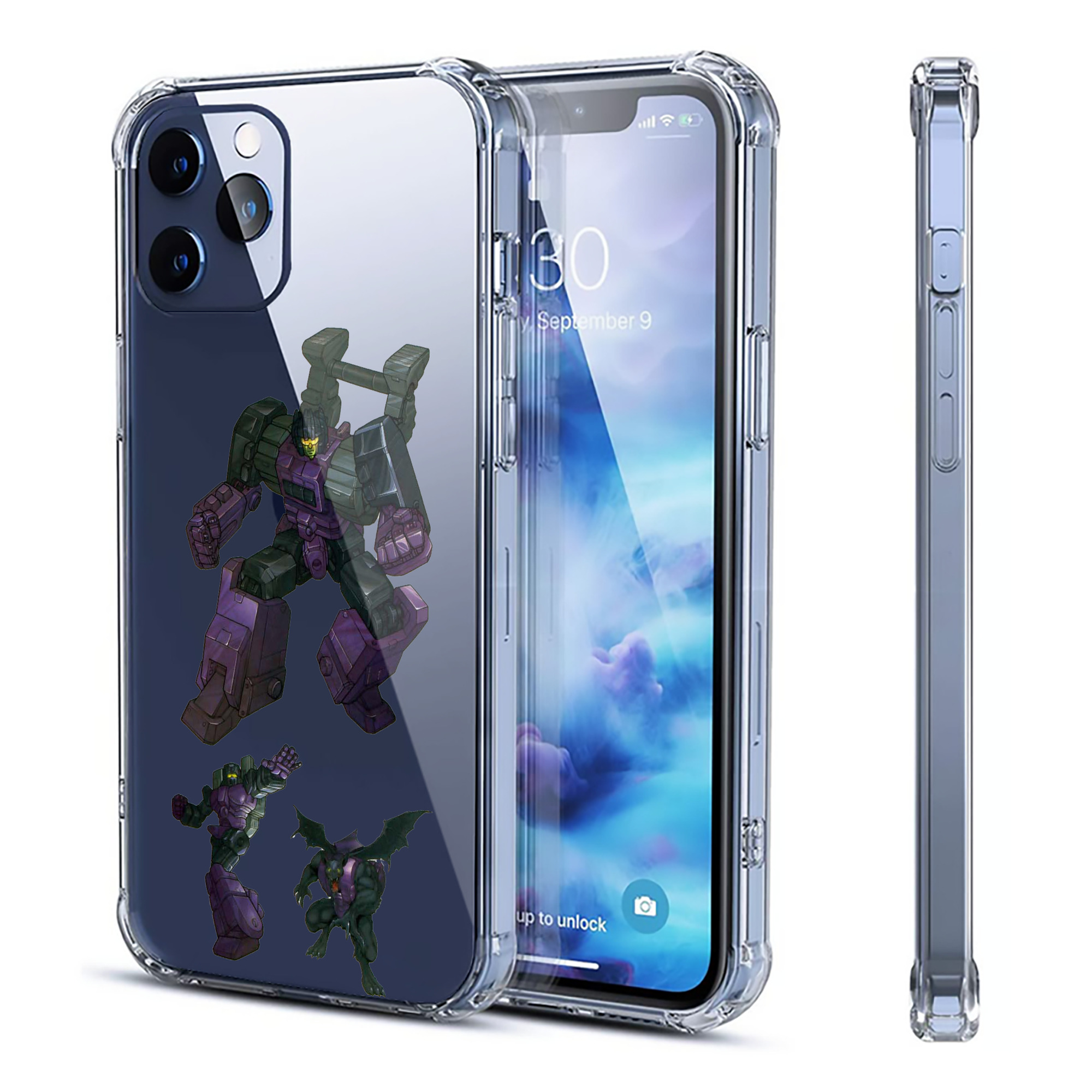 （画像用）  【iPhone 12シリーズ対応】透明スマホケース（クリアソフトケース）